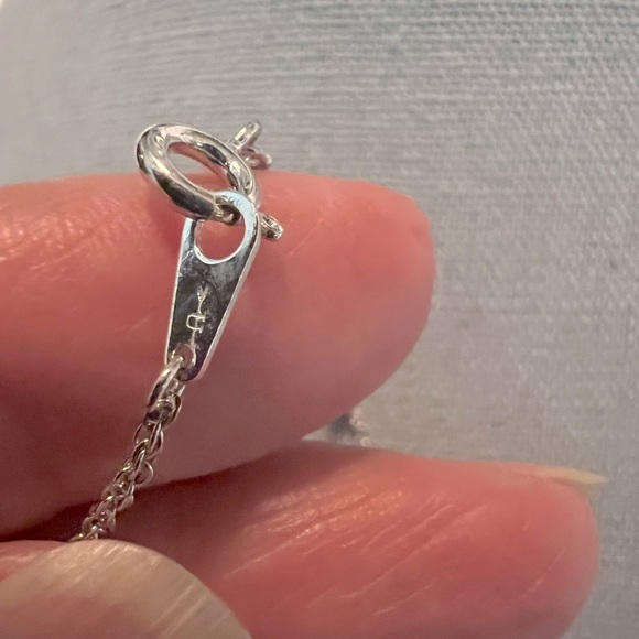 Very Rare Vintage Uncas Asscher Cut Lab Created Diamond  .925 Sterling Necklace - Picture 7 of 12